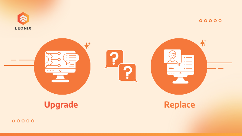 So sánh giữa nâng cấp và thay mới phần mềm